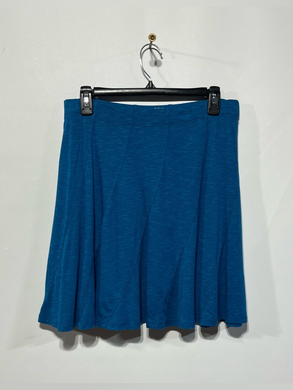 Toad&Co Chachacha Skirt In A Teal Blue Color Way Size  Medium